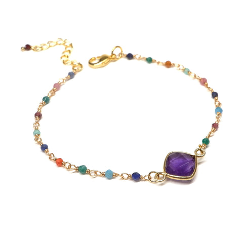 LFB04 : Gemstone Handcrafted Bracelet