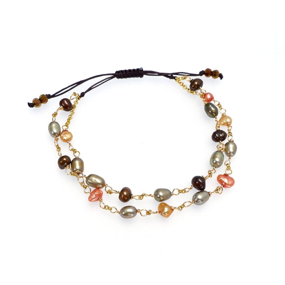 LFB10 : Pearls Handcrafted Bracelet