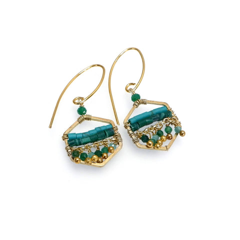 LFE26 :  Handcrafted Earrings - Gold Plated