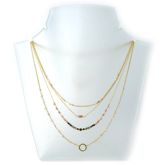 LFN08 : Gemstone Handcrafted Necklace