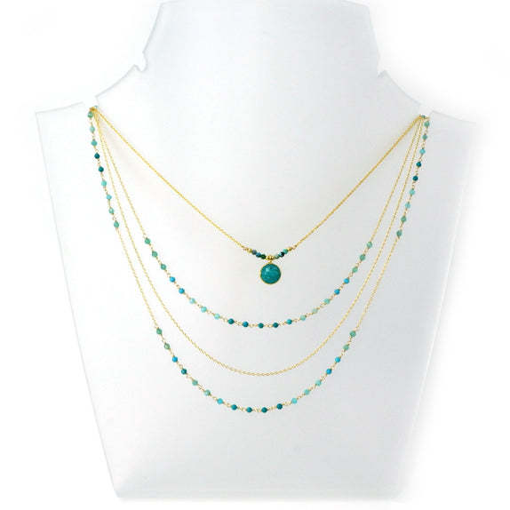 LFN04 : Gemstone Handcrafted Necklace