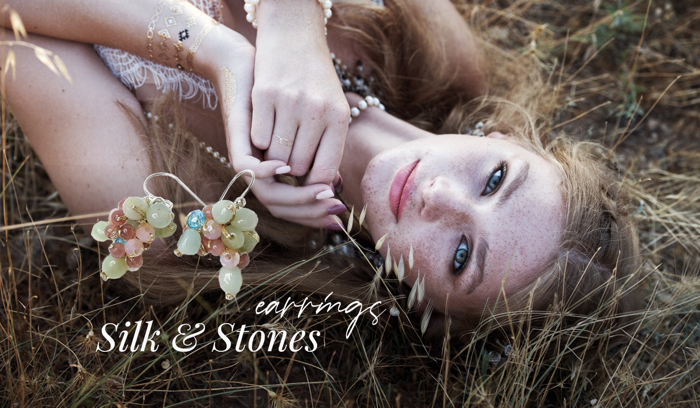 ' SKE - Silk & Stones Earrings '