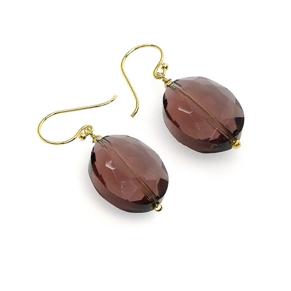 PHLE136-RD :  Wine & Song Earrings