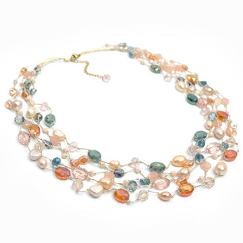 PHLN82-CR :  Layered in Grace Necklace