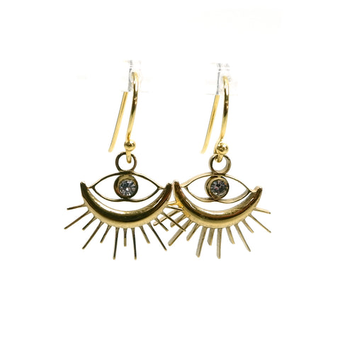 MHE08 : 18K Gold Plated Stainless Steel Earrings
