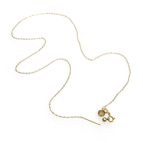 MHN01 : 18K Gold Plated Stainless Steel Necklace