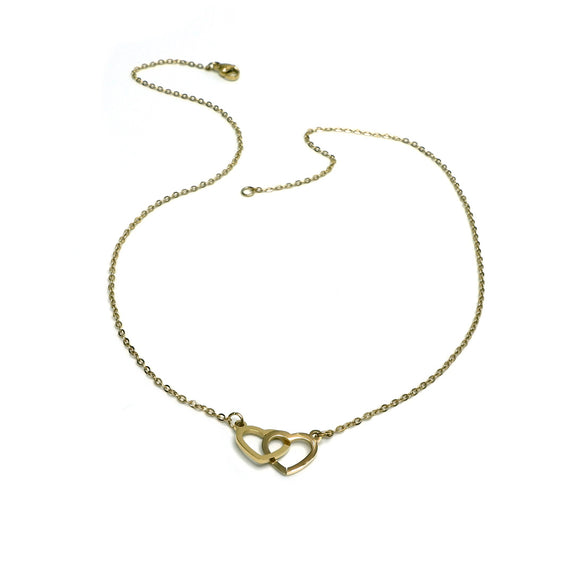 MHN06 : 18K Gold Plated Stainless Steel Necklace