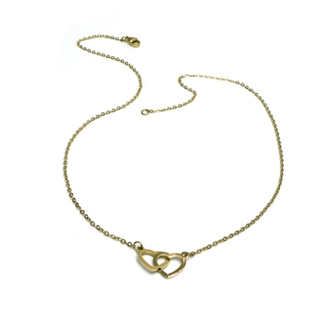 MHN06 : 18K Gold Plated Stainless Steel Necklace