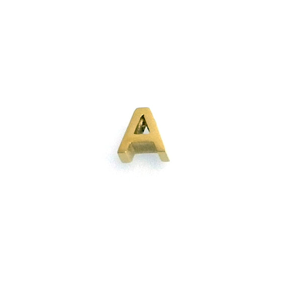 IAP01-A : A Pendant - 18K Gold Plated Stainless Steel