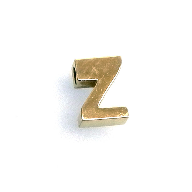 IAP01-Z : Z Pendant - 18K Gold Plated Stainless Steel