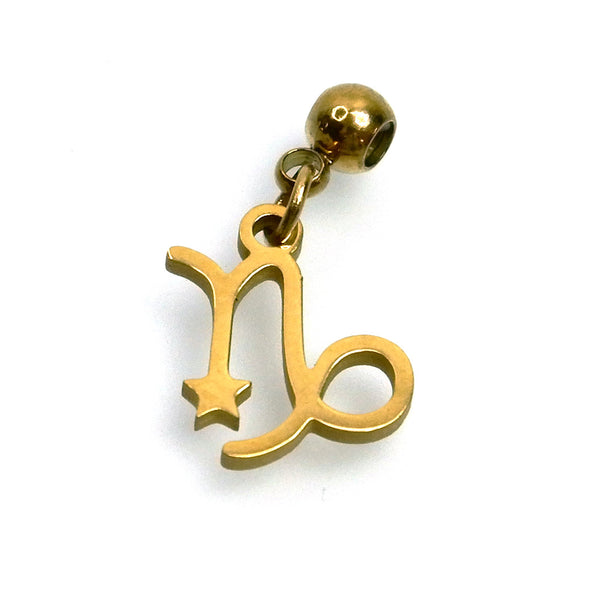 IAP02-01 : Capricorn Pendant - 18K Gold Plated Stainless Steel