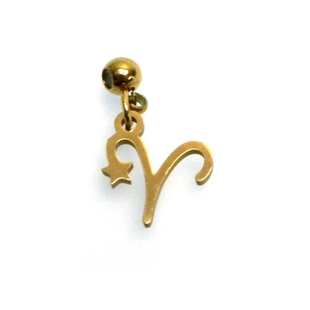 IAP02-04 : Aries Pendant - 18K Gold Plated Stainless Steel