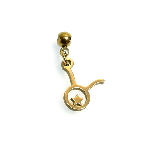 IAP02-05 : Taurus Pendant - 18K Gold Plated Stainless Steel