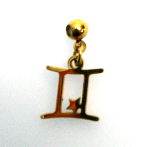 IAP02-06 : Gemini Pendant - 18K Gold Plated Stainless Steel