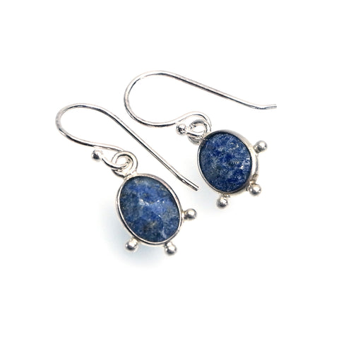 ICE98 : "Balance Within. Brilliance Beyond" - Gemstone & Sterling Silver Earrings
