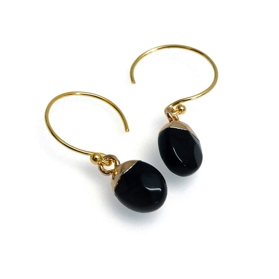 LFE06 : Gemstone - Gold Plated Earrings