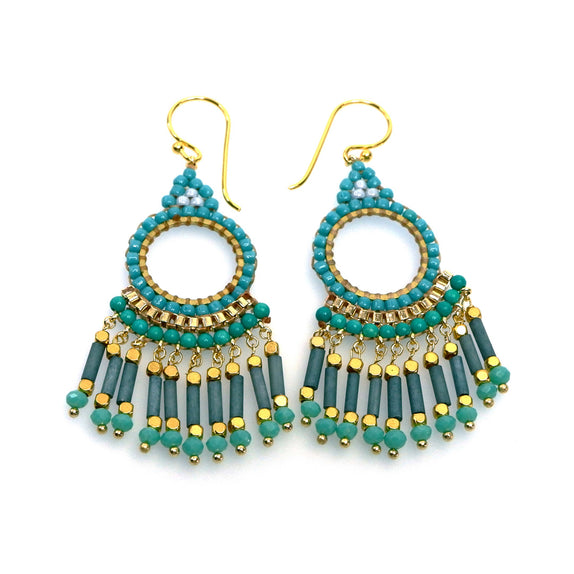 LFE32 :  Handcrafted Earrings - Gold Plated