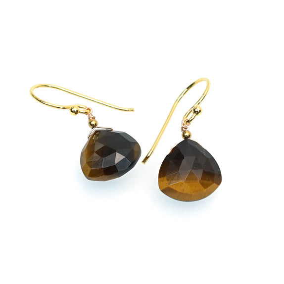 LFE48 : Handcrafted Gemstone – 18K Gold-Plated  Earrings