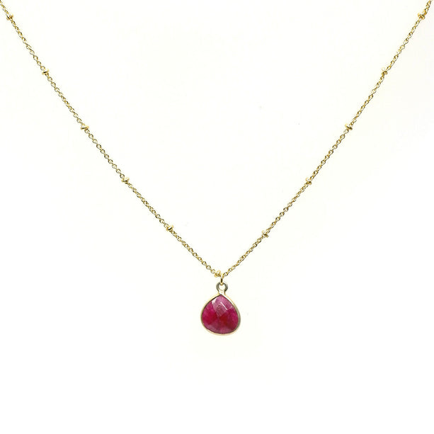 LFN01 : Gemstone Handcrafted Necklace