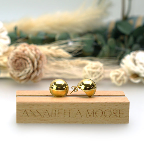 MHE05 : 18K Gold Plated Stainless Steel Earrings