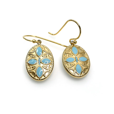 MHE10 : 18K Gold Plated Stainless Steel Earrings