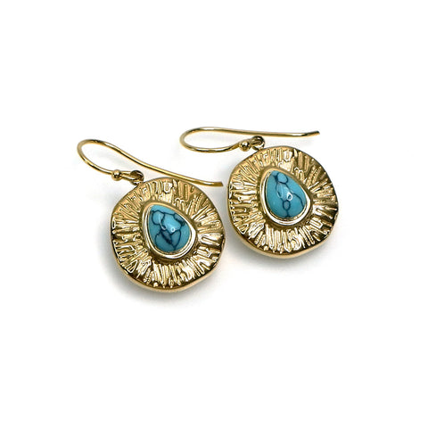 MHE11 : 18K Gold Plated Stainless Steel Earrings