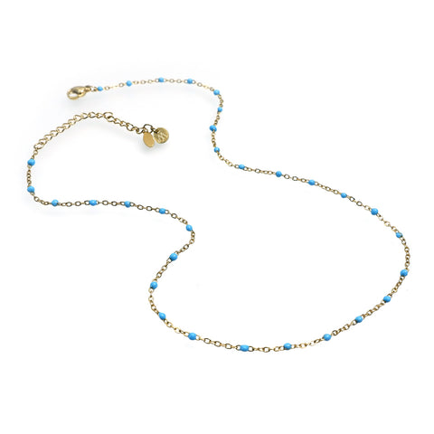 MHN02 : 18K Gold Plated Stainless Steel Necklace