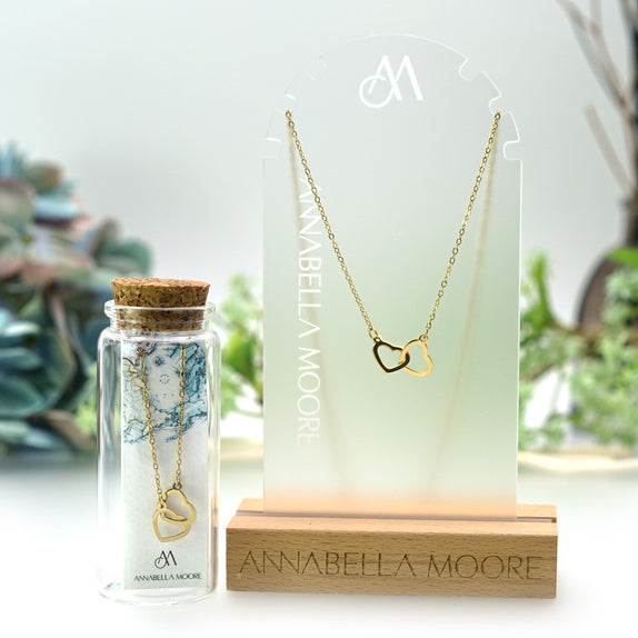 MHN06 : 18K Gold Plated Stainless Steel Necklace