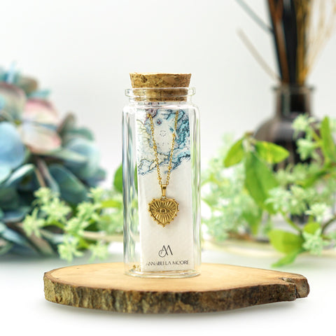 MHN14 : 18K Gold Plated Stainless Steel Necklace