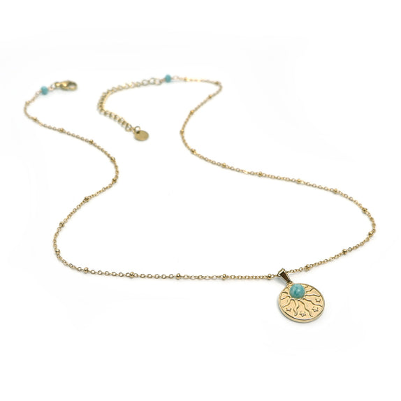 MHN18 : 18K Gold Plated Stainless Steel Necklace