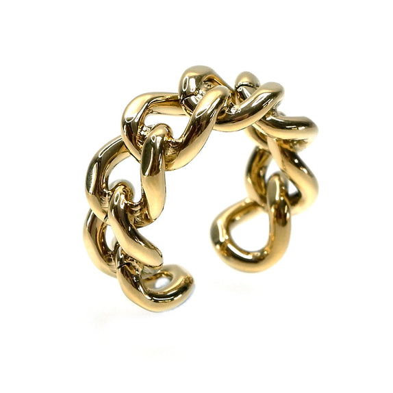 MHR02 : 18K Gold Plated Stainless Steel Ring