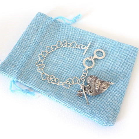 NSB18-S : Pure Silver Bracelet