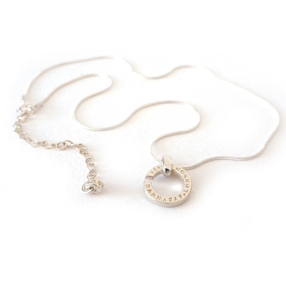 NSC04 : Silver Snake Chain with C-Hook