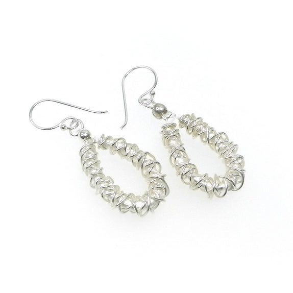 NSE13-M : Pure Silver Earrings