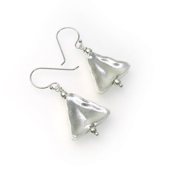 ICE05-04 : "Beauty in Every Angle" - Handcrafted Pure Silver Earrings