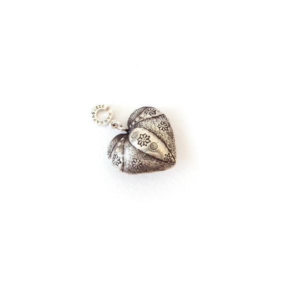 NSP19 : Pure Silver Heart Pendant with C-Hook