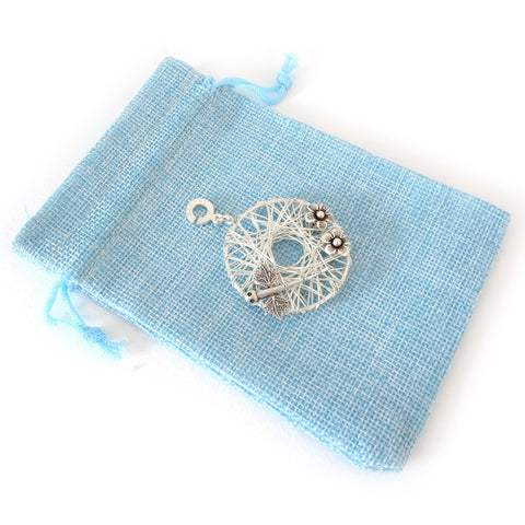 NSP21 : Pure Silver Necklace & Pendant