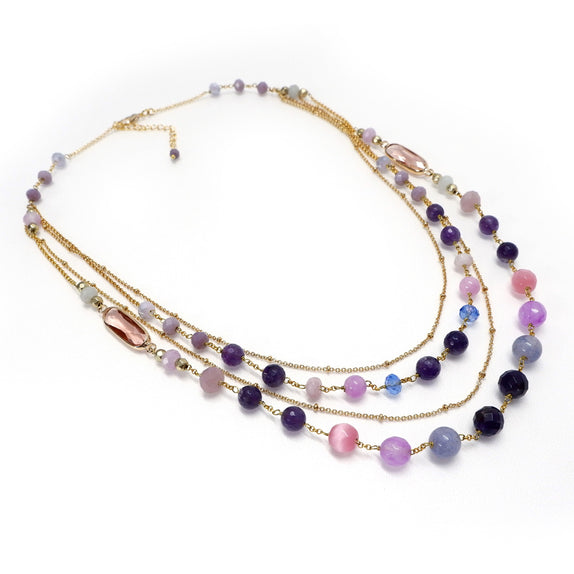 PHLN36 :  A Vision in Violet Necklace