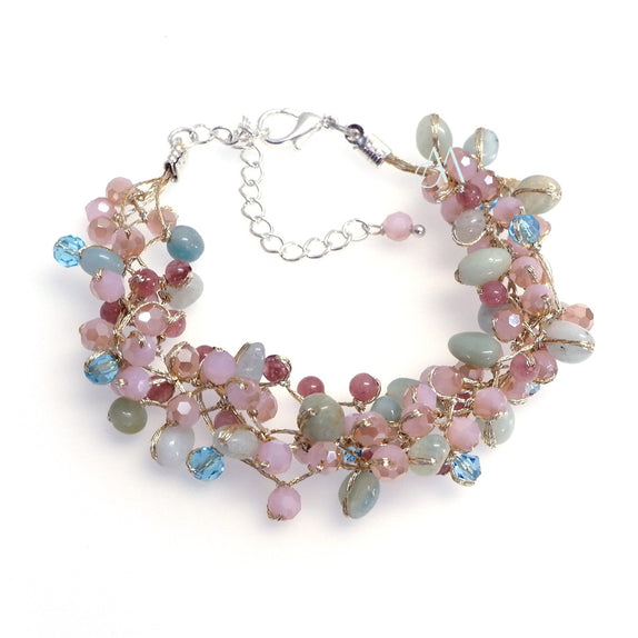 SKB12 : Silk & Stones Bracelet