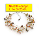 SKB22 : Silk & Stones Bracelet