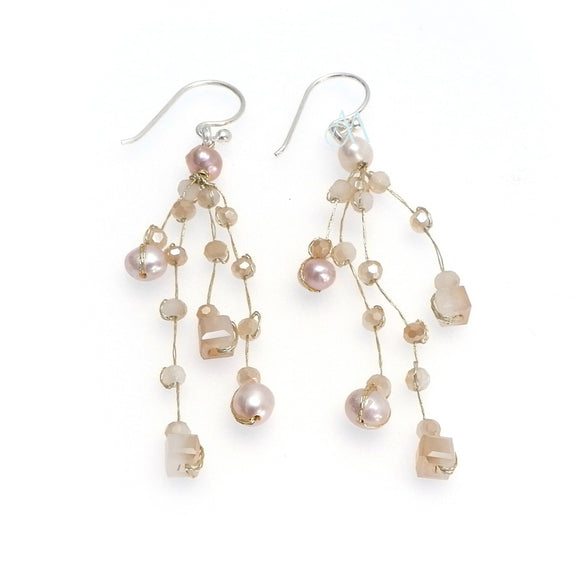 SKE05 : Silk & Stones Earrings