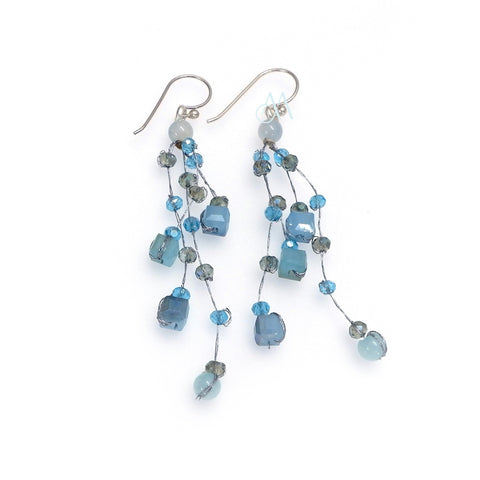 SKE05 : Silk & Stones Earrings