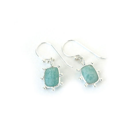SSE01 : Gemstone - Silver Earrings