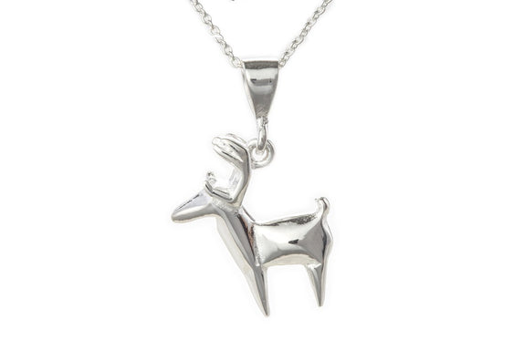 ICN14 : "Instinct & Belief" - Sterling Silver Necklace