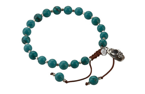 ICB12 : "The Escape" - Turquoise & Sterling Silver Bracelet