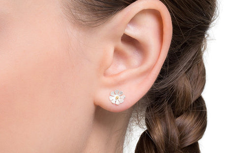 AM03-06E : Stay positive earrings.