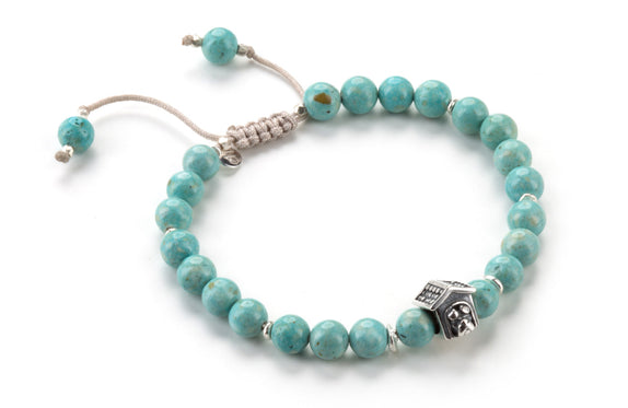 ICB14 : "Sleeping in the Dog House Tonight" - Gemstone & Sterling Silver Bracelet