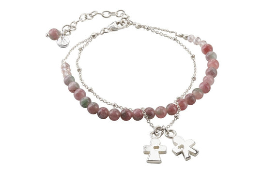 ICB22 : "Beyond Control" - Jade & Sterling Silver Bracelet