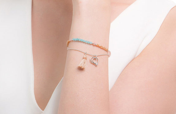 ICB18 : "from “Yes” to “Always" - Gemstone & Sterling Silver Bracelet