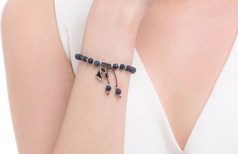 ICB15 : "Confidence Looks Good on You " - Jade & Sterling Silver Bracelet